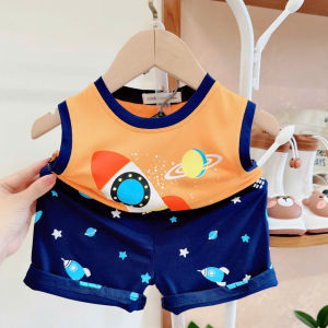 [10-26kg]  Ba lỗ cho bé trai Thun Lạnh Minky Mon Dẽ Thương Mềm Mịn Thoáng Mát  đi học . mặc ỏ nhà  90-125cm
