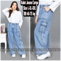 CELANA KULOT JEANS LOVE WANITA L XL XXL. 