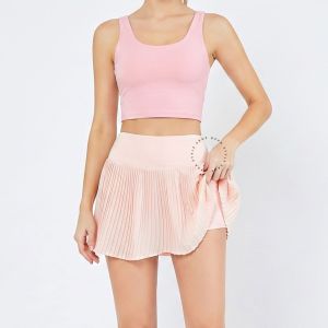 Oppa Style Shop DK175 Tennis Skirt Rok Mini With Inner Pants 2 in 1 / Rok Pendek Big Size Rok Korean Skirt / Rok Rempel Tennis Volly Gym Golf Sportwear