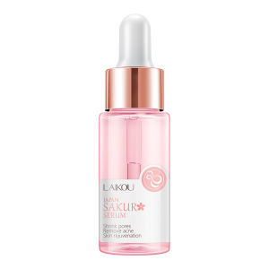 LAIKOU Sakura Extract Face Cream + Face Serum Reduce Wrinkles Fine Lines Anti-aging Brightening Firming Skin Care