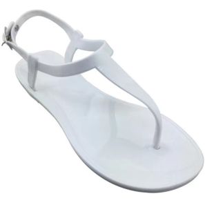 [Free Shipping] Summer Simple Womens Crystal Jelly Fashion Sandals PVC Flat Outdoor Beach Casual Crystal Sandals