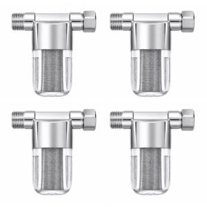 Water Heater Pre Filter Universal Hot Water Heater Filter Sediment Rust Removal Shower Inlet Water Filter High Capacity Bathroom Kitchen Home Use