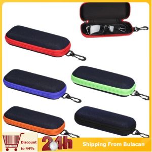 1pcs Portable Eyewear Cases Sunglasses Hard Case For Women Men With Zipper Eyeglass box For Glasses
