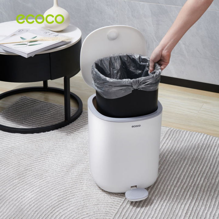 Ecoco%20Foot%20Pedal%20Press%20Type%20Trash%20Can%20with%20Cover%20Silent%20Closing%20Garbage%20Bin%207L%2011L%20for%20Kitchen%20Bathroom%20-%20Image%208