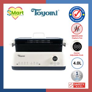 Toyomi Smokeless BBQ Grill & Hot Pot SMC 9988