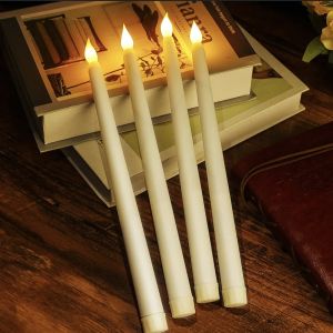 Đèn led hình cây nến dài dùng trang trí decor tiệc phòng khách phòng ngủ làm phụ kiện chụp ảnh ...