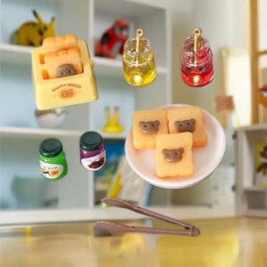 YAFEN 12PCS Dollhouse Simulation Bread Machine Jam Baking Clip Model Miniature Food Toy DIY Accessories Desktop Doll House Ornament
