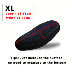 3D Mesh Fabric Seat Cover Breathable Ebike Waterproof Motorcycle Motorbike Seat Cushion