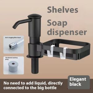 Kitchen Sink Soap Dispenser Pump Kit With Durable Pump Stainless Steel Kitchen Liquid Soap Dispenser