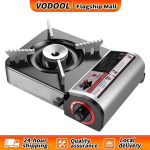 【Fast delivery】 Portable Butane Camping Stove with Adjustable Flame Lightweight Outdoor Cooking Appliance for Hiking and Emergency