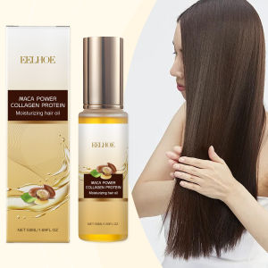 EELHOE kolagen perawatan rambut minyak esensial mendalam memelihara rambut memperbaiki frizz non berminyak Melembab Rambut Minyak Untuk Rambut yang rusak 50ml