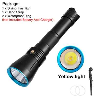 Asafee DA16 XHP70 Diving Flashlight Powerful SST70 LED Flashlight 3600lm Underwater Torch Professional diving light Powered by 26650 battery