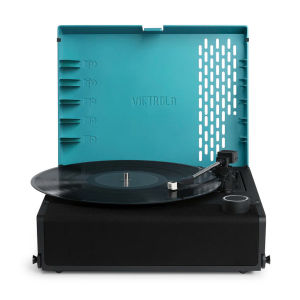 Loa Bluetooth/ Mâm than Victrola Revolution GO Blue - Hàng Chính Hãng 100%
