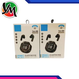 HANDSFREE BLUETOOTH TWS-400 Headset Wireless5.0 Earphone Stereo