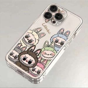 Labubu 3D Skin Back Hydrogel iPhone 16 15 14 16+ 15+ 14+ 16Promax 15Promax 14Promax 16Pro 15Pro 14Pro Garskin Pelindung Layar Belakang Hp Stiker Dimensi Motif Karakter Kartun Anime Anti Jamur Full Cover Bodi Boneka Murah Baru Promax Pro Plus Max 5G 4G iP