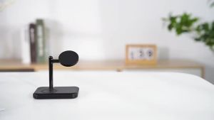 V8 Desktop Folding Watch Headphones 2-in-1 Wireless Charging Compatible with iWatch AirPods