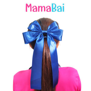 (MMB) กิ๊ฟโบว์นักเรียน ขนาดจัมโบ้ ด้านหลังเป็นกิ๊ฟสปริง 8 ซม. MamaBaiShop