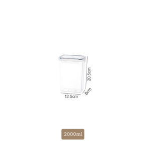 2000/2800 ml Food Sealed storage Canister Clear Airtight Cans Tank Jar Organizer