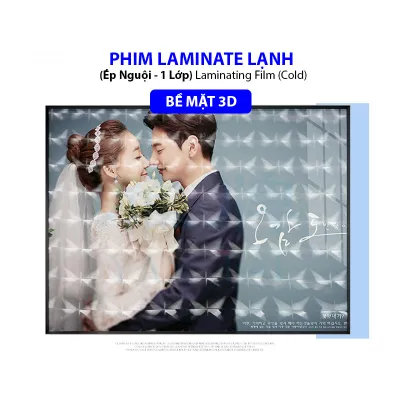 Phim Laminate Lạnh MEDIA Inkjet Khổ A4 Bề Mặt Lụa Cát/Ngôi Sao/Tranh 3D Loại Màng Ép Nguội 1 Lớp Đóng Gói 20/10 Tờ