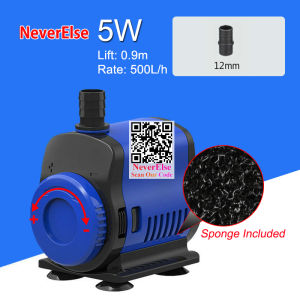 Cực kỳ yên tĩnh chìm nước máy bơm đài phun nước hồ cá ao 5W ~ 80W bơm nước hồ cá lọc điều chỉnh bể cá bơm nước mút lọc bao gồm Máy bơm nước cho san hô biển hồ cá đài phun nước ao hồ bơi vườn non bộ phụ kiện bể cá