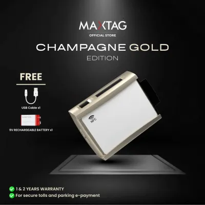 Maxtag Sm@rt T@g Toll Readers - Champagne Gold