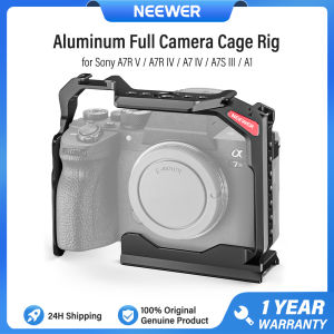 NEEWER Full Camera Cage กรงกล้องสำหรับ Sony a7R V/a7R IV/a7 IV/a7S III/a1 โครงกล้องวิดีโออะลูมิเนียม CA004