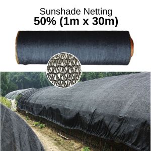 2M X 30M Sun Shade Net 50% 70% 90% UV Protection HDPE Sunshade Net Outdoor Jaring Hitam Pelindung Matahari Netting Hitam