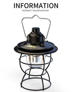 Rechargeable Hanging Camping Light LED Emergency Lamp Portable Multifunctional Waterproof Camping Lantern