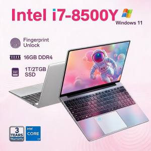 Gaming Laptop 2026 New 15.6 Intel Core i7 16GB DDR4 1TB 2TB SSD WiFi 6 Fingerprint Unlock Camera for Students and Office Workers