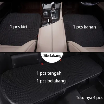 Alas Jok Mobil Alas Cover Jok Mobil Anti Panas Full Set 1 Pcs Sutra Es Sarung Jok Belakang Kulit
