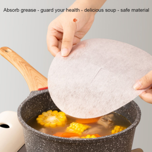 【Reject Grease】Healthy Diet One-Time Use Soup Oil-Absorbing Paper 100/200 Pcs Disposable Food Oil Absorbing Paper Kitchen Grease Baking