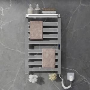 xpkQ Wall Mounted Electric Heated Towel Rail Driving Sterilizer Large Bathroom Towels Dryer Thermostatic Waterproof Smart Towel Rack 2B5Z7