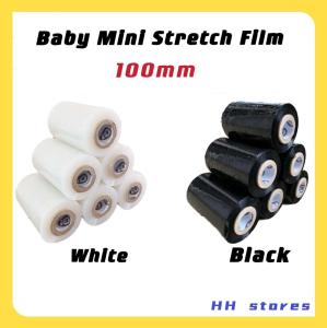 60 Rolls x Baby roll Stretch Film Plastic Mini Small Roll Wrapping 100MM Bulk Purchase 60 Rolls