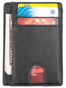 NEW Slim Minimalist Ultra Thin ins Wallets RFID ID VIP Credit Card Holder for Women and Men Genuine Leather Carbon Fiber Cards Cases