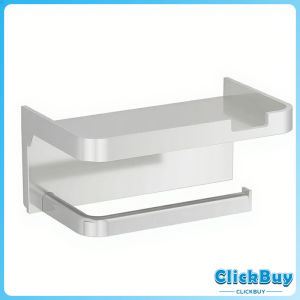 C.B.【มีสินค้าในสต๊อก】ที่ใส่กระดาษทิชชู่ในห้องน้ำ ที่ใส่กระดาษชำระ  วัสดุพลาสติหนา tissue holder