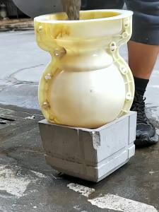 Cement European-Style round Ball Mold Square Feng Shui Block Car Anti-Collision Stone Pillar a Block of Wood Or Stone Decoration Balcony Decoration Model