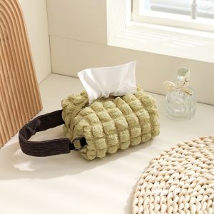 ShopAt.Two[RM-3807] ที่ใส่ทิชชู่ ถุงใส่ทิชชู่แบบแขวน กระเป๋าใส่ทิชชู่