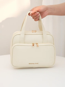 Cosmetic Bag Large Capacity Toiletry Bag Makeup Bag Skincare Storage Bag Simple Wash Bag for Women and Girls