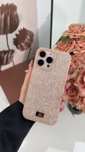 Ốp điện thoại đính kim cương lấp lánh cho iPhone 18 17 16 15 14 Pro Max Plus ốp chống sốc thời trang sang trọng lấp lánh pha lê thanh lịch dành cho nữ