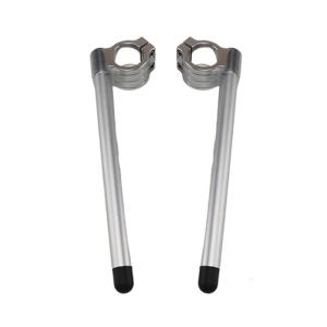 Adjustable Risers Handlebars Aluminum Clip On Motorcycle Handlebars 52mm Versatile Clip On Handle Bars for Motorcycles