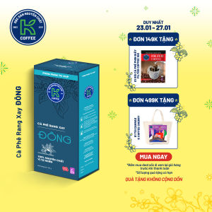 Cà Phê Rang Xay Nguyên Chất K Đông 454g - Thương Hiệu K COFFEE