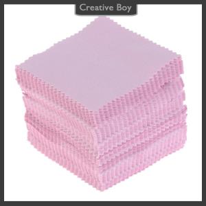 [Creative] 8x8cm Color Cleaning Polishing Cloth Soft Clean Wipe Cloth Of Jewelry Tools*100
