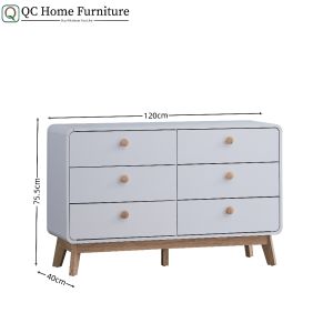 6 Layer Chest Drawer Wardorbe Bedroom Storage Cabinet Aries