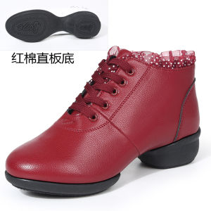 Square dance shoes womens soft-soled mid-heel sailor dance shoes performance shoes new mesh design