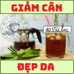 Trà thanh nhiệt BÍ ĐAO giảm cân thanh nhiệt đẹp da - 40 túi lọc Trà Đông Y Việt