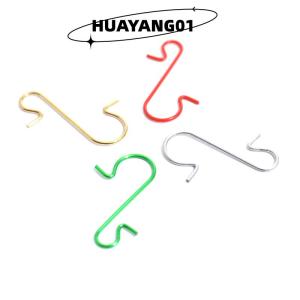 HUAYANG01 [2023 new HOT FASHION] 50pcs Christmas Ornament Metal S-Shaped Hook Holders Christmas Tree Ball Pendant