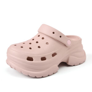 [Free Shipping] 6.5Cm Thick-Soled WomenS Beach Sandals EVA Thick-Soled Platform Clogs Outdoor Wear Thick-Soled Clogs