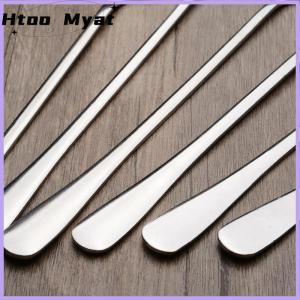 tantuoye Dài xử lý thép không gỉ muỗng cà phê kem tráng miệng trà Muỗng cho dã ngoại phụ kiện nhà bếp muỗng cà phê đậu