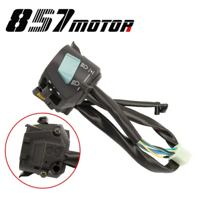 【Bestseller】 Double hole Headlight Left Right Turn Horn Lgnition Start Switch handle Button Assembly For HONDA CB400 1992-1998 CB 400