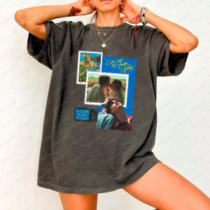 [Local Stock] HBESTY  Retro Call Me By Your Name Cotton T-Shirt Luca Guadagnino Movie Tee Film Classic Cult Gift Gothic Women Clothes Harajuku Y2k Top